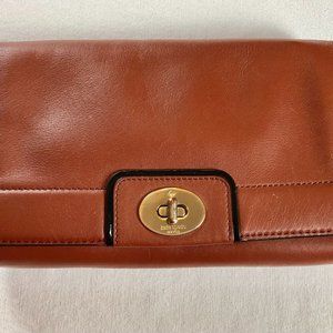 Kate Spade Cognac Brown Leather Crossbody Purse - Hampton Road Series